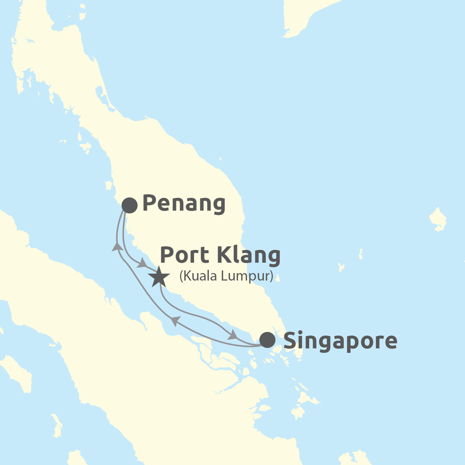 Genting Dream Cruise : 3N Port Klang - Singapore - Penang - Port Klang (Monday Departure)
